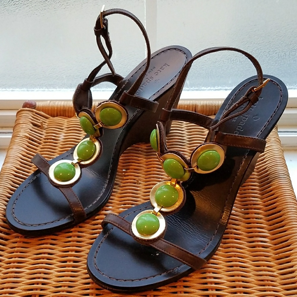 NEW Kate Spade Brown T-Strap, Size 7.5